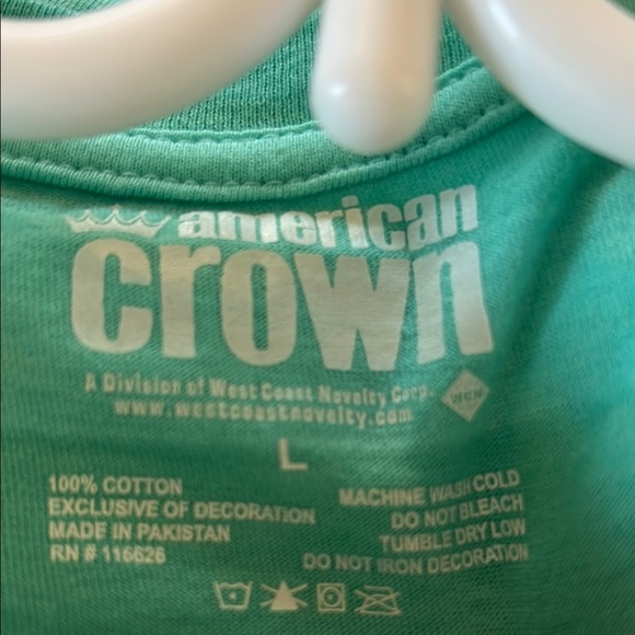 Arizona Green and Purple Short Sleeve Tee with Floral Design - Picture 8 of 8